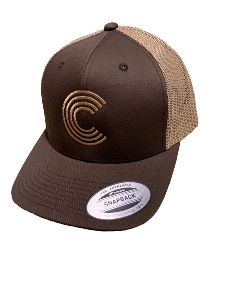 Casquette trucker Bi-Color Retro Marron/Beige