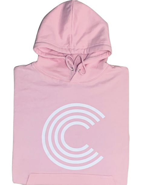 sweat capuche C   Rose