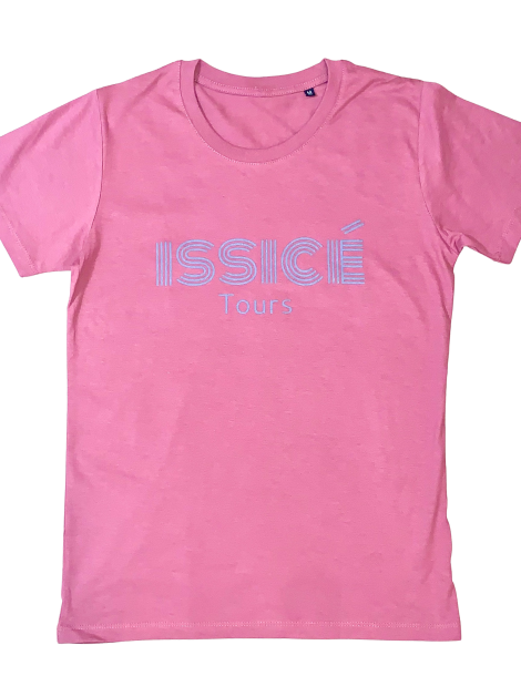 T-shirt homme vieux rose col rond